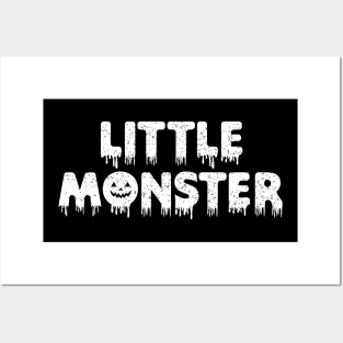 Little Monster Halloween Funny Costume Posters and Art